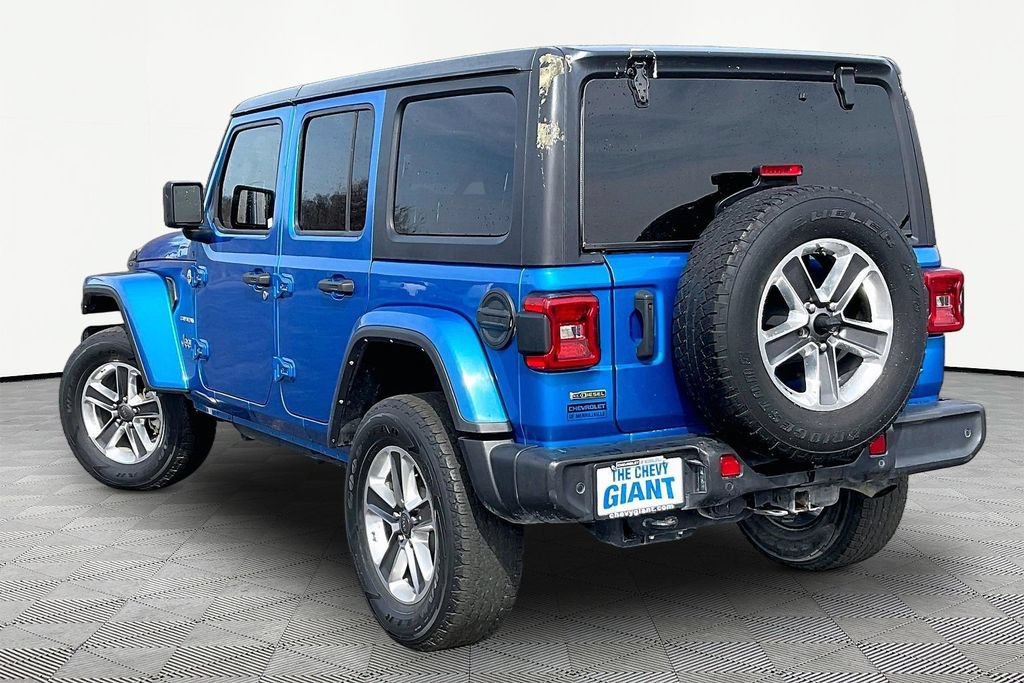 Used 2021 Jeep Wrangler Unlimited Sahara AWD/4WD image 4