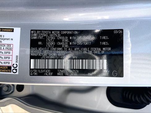 Used 2026 Toyota 4Runner SR5 AWD/4WD image 33