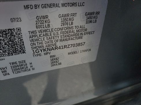 Certified 2024 Cadillac XT5 Luxury w/ LPO, Floor Liner Package FWD image 36