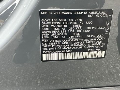 New 2026 Volkswagen Atlas Peak Edition AWD/4WD image 33