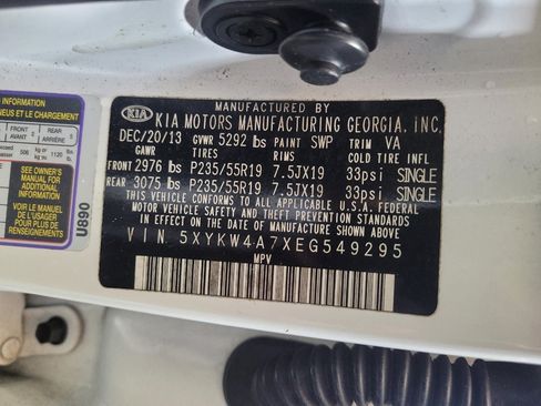 Used 2014 Kia Sorento SX w/ 3rd Row Package image 33