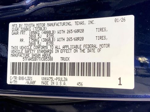 New 2026 Toyota Tundra Limited image 21