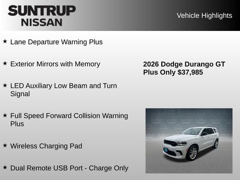 Used 2026 Dodge Durango GT AWD/4WD image 45