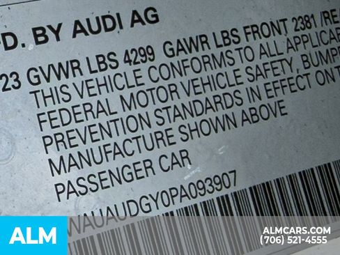 Used 2023 Audi A3 2.0T Premium w/ Black Optic Sport Package FWD image 22