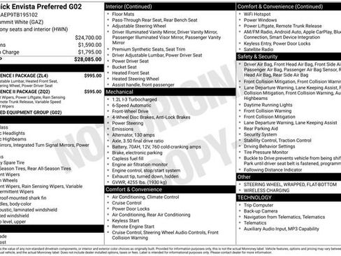 New 2026 Buick Envista Sport Touring w/ Convenience I Package FWD image 24