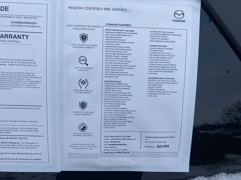 Certified 2024 MAZDA CX-30 AWD 2.5 S w/ Preferred Package image 26