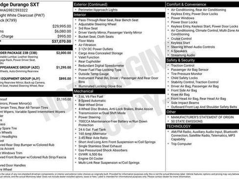 Used 2014 Dodge Durango SXT w/ Quick Order Package 23B RWD image 1