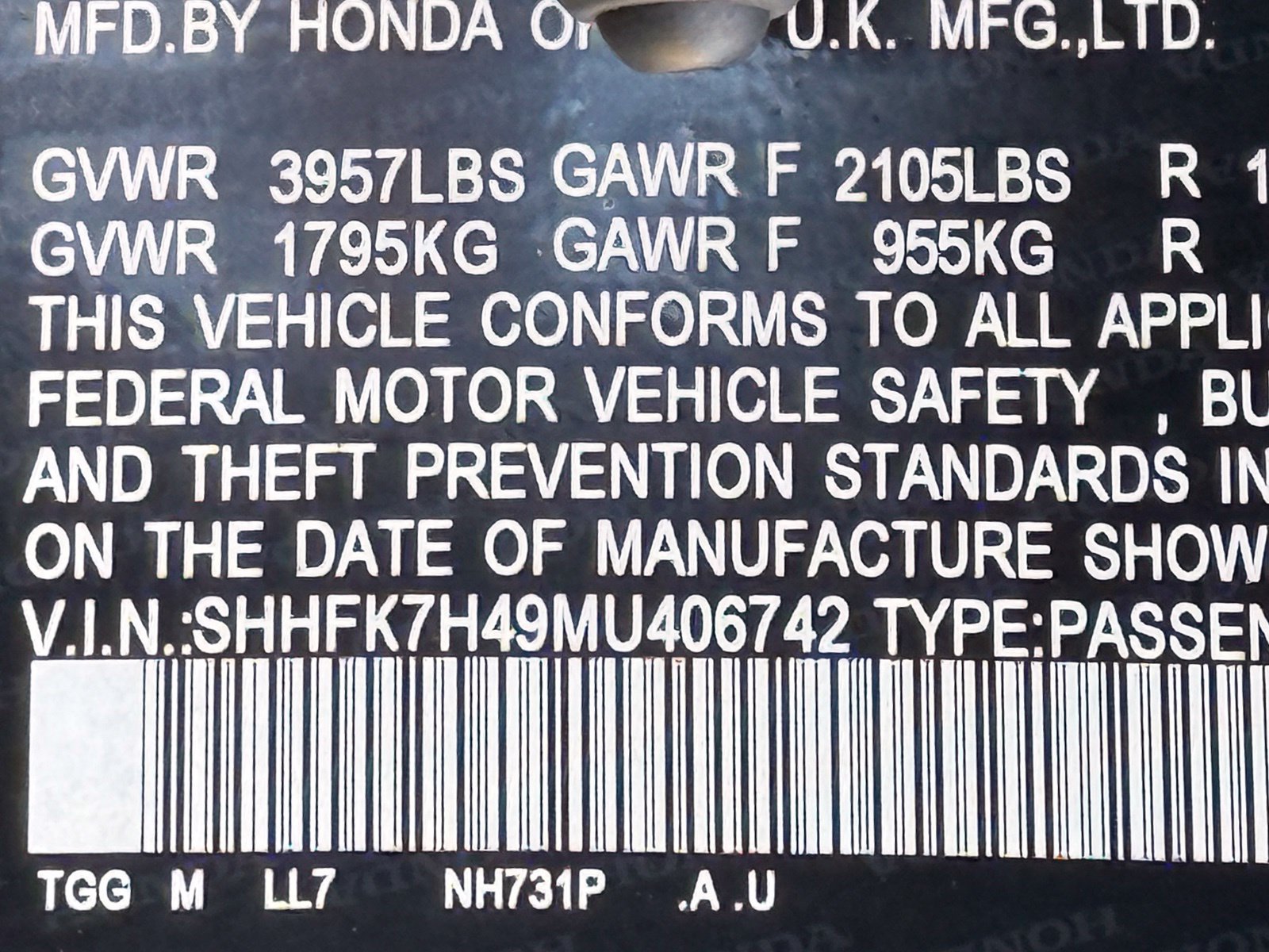 Used 2021 Honda Civic Sport image 51