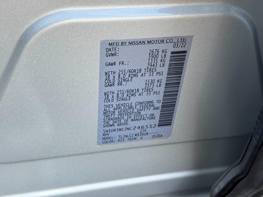 Used 2022 Nissan Pathfinder SV AWD/4WD image 41