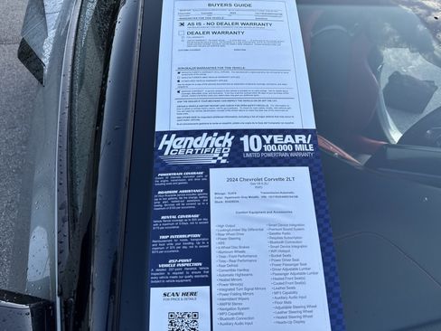 Used 2024 Chevrolet Corvette Stingray Preferred Conv w/ Stealth Interior Trim Package image 35