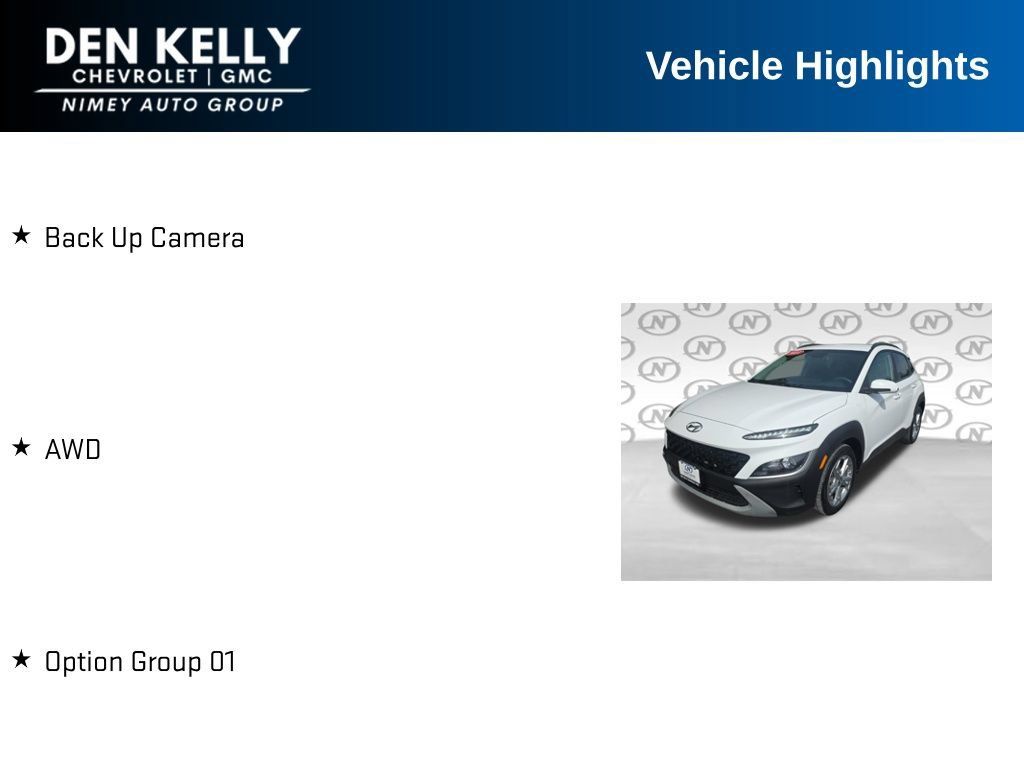Used 2023 Hyundai Kona SEL w/ Cargo Package AWD/4WD image 6