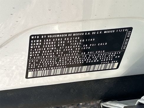 New 2026 Volkswagen Tiguan S image 27