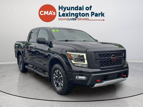 Used 2023 Nissan Titan PRO-4X w/ Off Road Protection Package AWD/4WD image 1