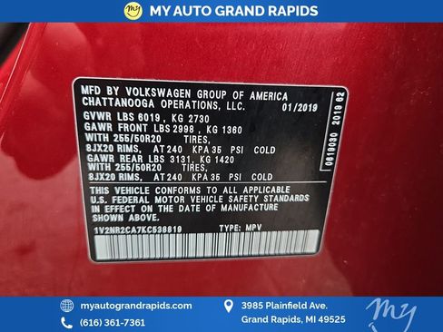 Used 2019 Volkswagen Atlas SEL Premium image 45