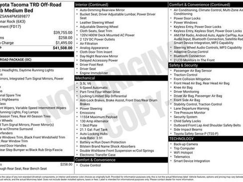 Used 2023 Toyota Tacoma TRD Off-Road image 39