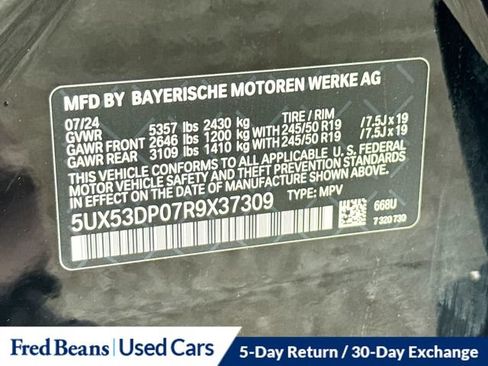 Used 2024 BMW X3 xDrive30i w/ Convenience Package AWD/4WD image 40