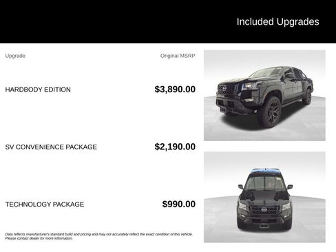 Used 2024 Nissan Frontier SV w/ Hardbody Edition AWD/4WD image 2