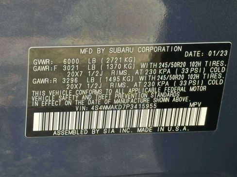Certified 2023 Subaru Ascent Onyx Edition Limited AWD/4WD image 15