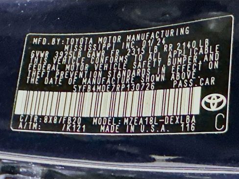 Used 2024 Toyota Corolla LE FWD image 12