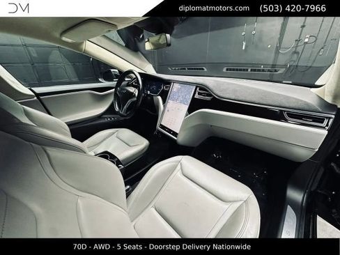 Used 2015 Tesla Model S 70D AWD/4WD image 19