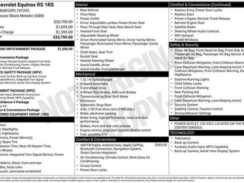 Used 2023 Chevrolet Equinox RS FWD image 16