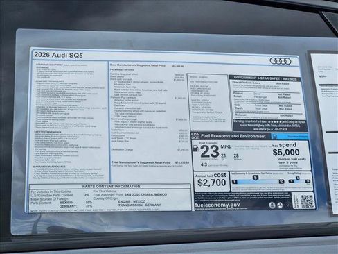 New 2026 Audi SQ5 Premium Plus AWD/4WD image 18
