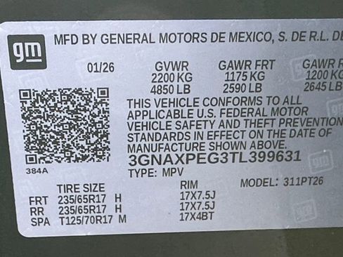 New 2026 Chevrolet Equinox LT image 25