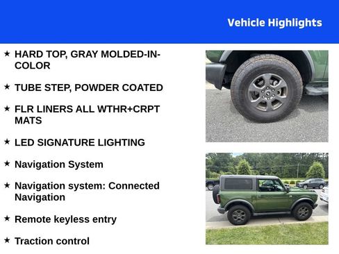 Used 2022 Ford Bronco Big Bend AWD/4WD image 4