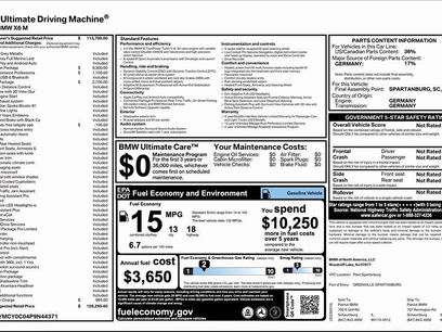 Used 2023 BMW X6 M w/ Competition Package