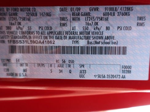 Used 2009 Ford E-350 and Econoline 350 Extended Wagon Super Duty image 43