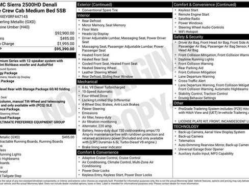 Used 2024 GMC Sierra 2500 Denali Ultimate AWD/4WD image 42