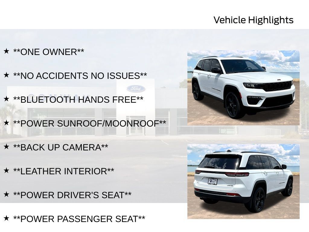 Used 2025 Jeep Grand Cherokee Limited w/ Black Appearance Package RWD image 6