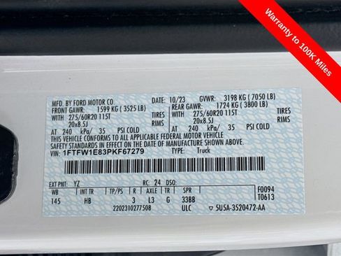 Certified 2023 Ford F150 Lariat w/ Equipment Group 502A High image 38