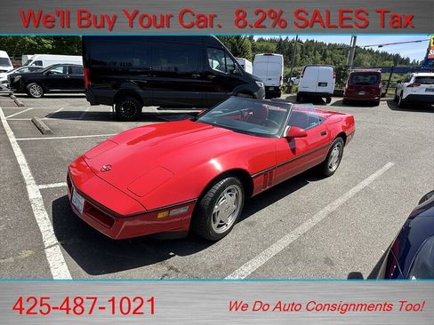 Used 1989 Chevrolet Corvette Convertible RWD image 1