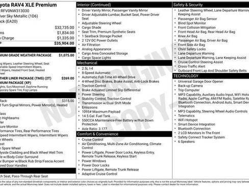 Used 2022 Toyota RAV4 XLE Premium AWD/4WD image 19
