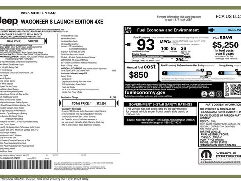 Used 2025 Jeep Wagoneer S Launch Edition image 28