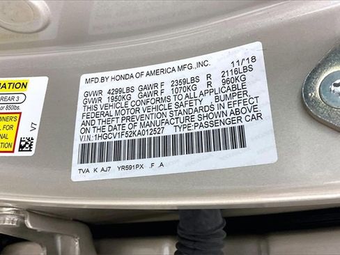 Used 2019 Honda Accord EX-L image 33