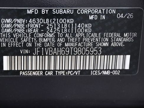 New 2026 Subaru WRX Premium AWD/4WD image 20