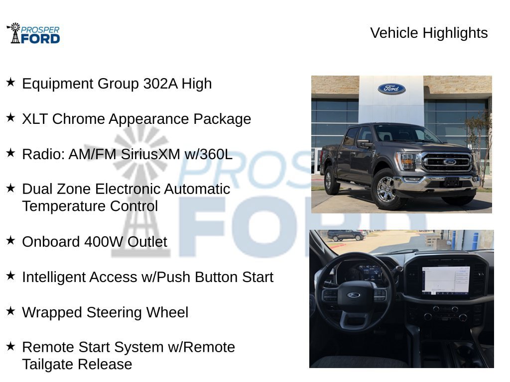 Used 2023 Ford F150 XLT w/ Equipment Group 302A High AWD/4WD image 5