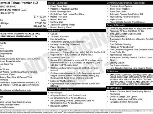 New 2025 Chevrolet Tahoe Premier image 6