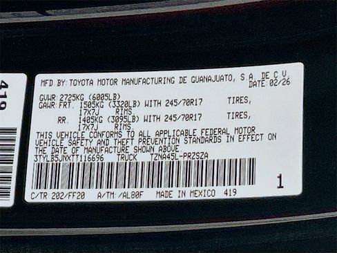 New 2026 Toyota Tacoma SR5 image 27