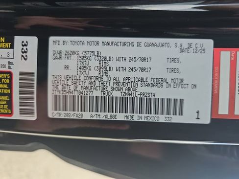 New 2026 Toyota Tacoma SR image 33