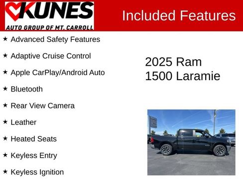 Used 2025 RAM 1500 Laramie AWD/4WD image 5