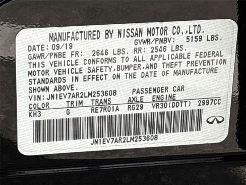 Used 2020 INFINITI Q50 Pure AWD/4WD image 31
