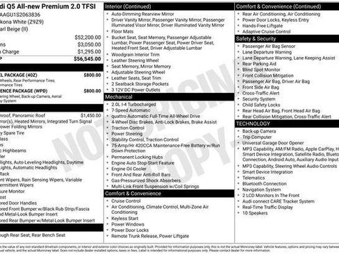 Certified 2025 Audi Q5 Premium w/ Convenience Package AWD/4WD image 2