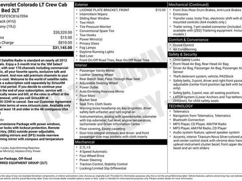 Used 2012 Chevrolet Colorado LT AWD/4WD image 20