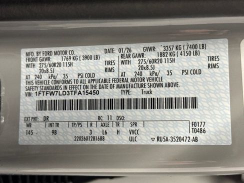 New 2026 Ford F150 Platinum AWD/4WD image 29
