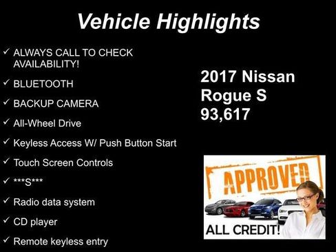 Used 2017 Nissan Rogue S w/ S Appearance Package AWD/4WD image 10