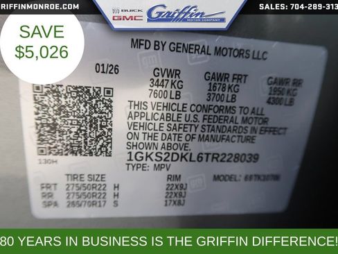 New 2026 GMC Yukon Denali w/ Sun & Power Step Package AWD/4WD image 27