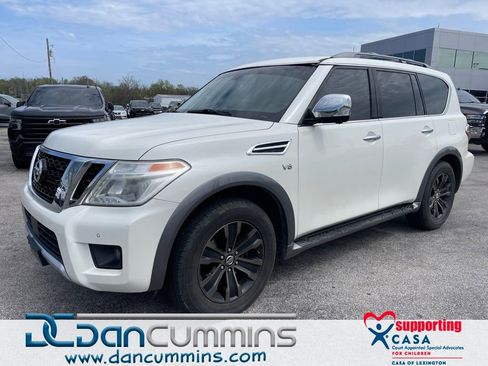Used 2017 Nissan Armada Platinum w/ Captain Seat Package image 1